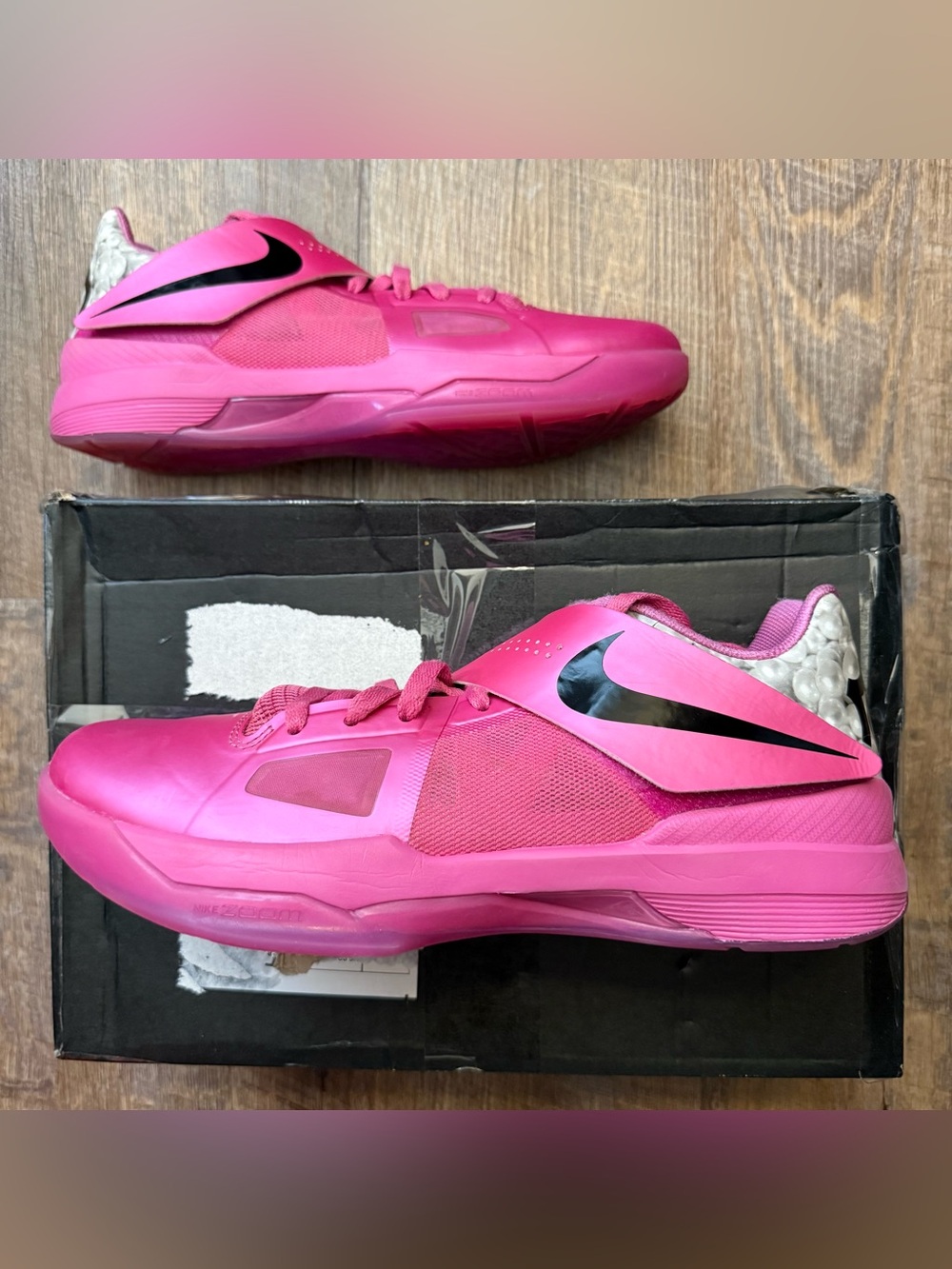 Nike Zoom KD 4 IV Aunt Pearl 2024 Pink Durant Men’s Size 11 Sneakers Shoes